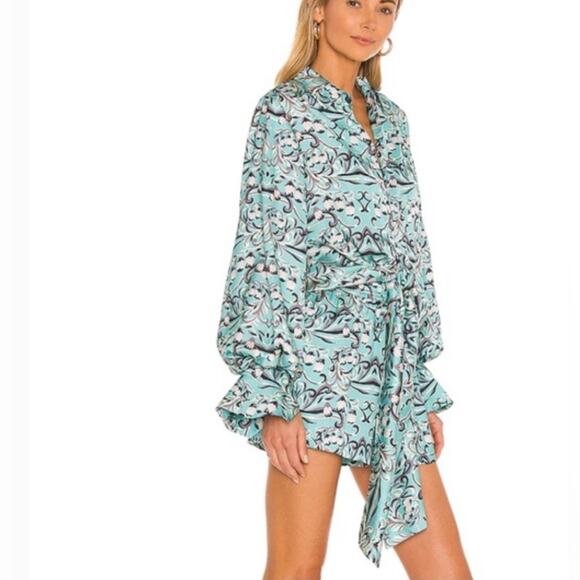 Alexis Tallara Top in Aqua Tulip Floral Women’s size xsmall - Picture 8 of 8